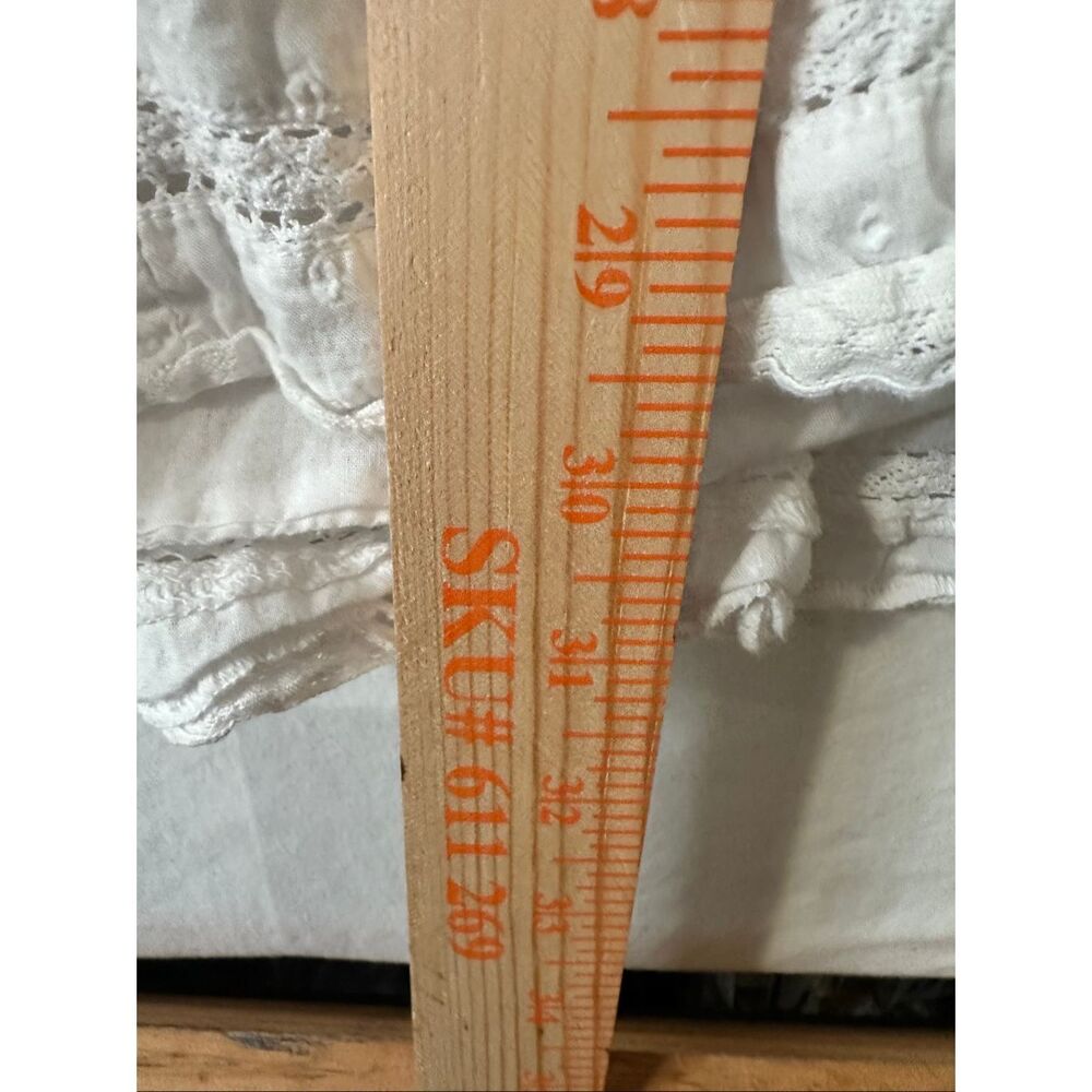 LoveShackFancy Natasha Heritage Mini White Dress, size Large - Picture 6 of 8